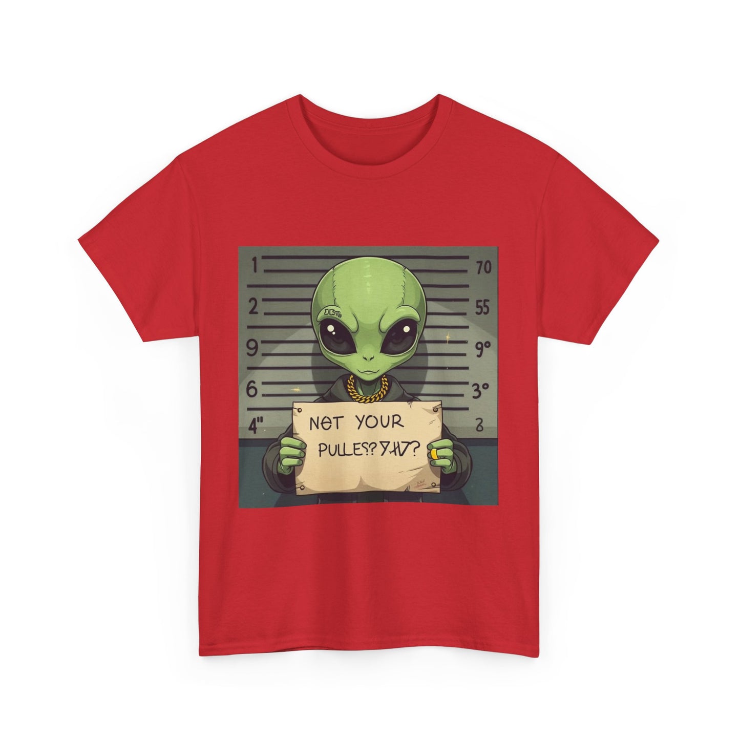 Arrested Alien Unisex Heavy Cotton Tee