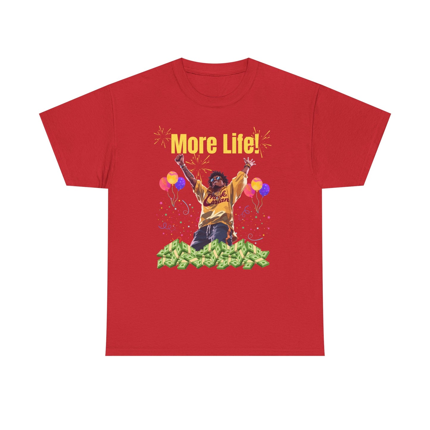 More Life Unisex Heavy Cotton Tee - Celebrate Success and Joyful Occasions