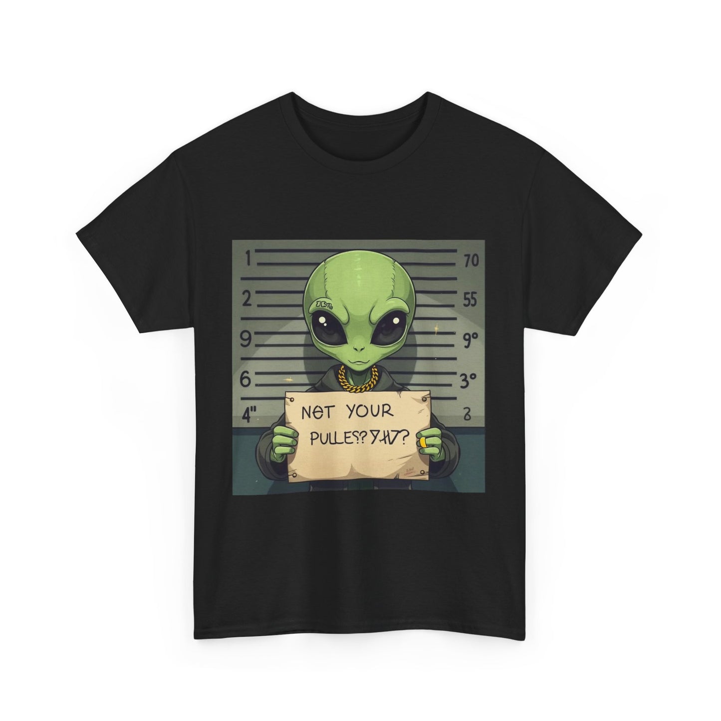 Arrested Alien Unisex Heavy Cotton Tee