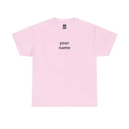 More Life Tee — "YOUR NAME" Personalized White Graphic T-Shirt