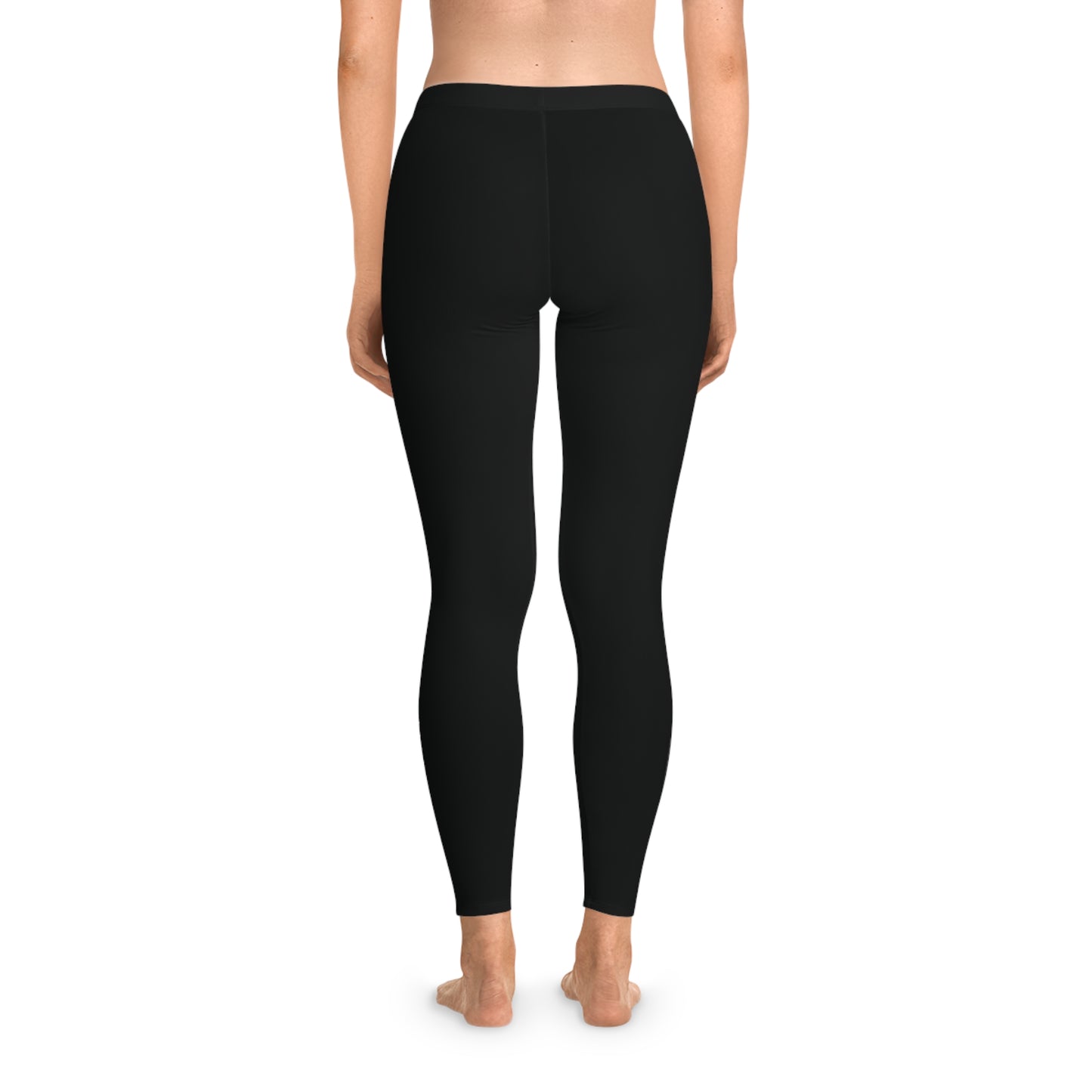 Stylish Stretchy Leggings with Kaizen Design - Perfect for Gym & Casual Wear