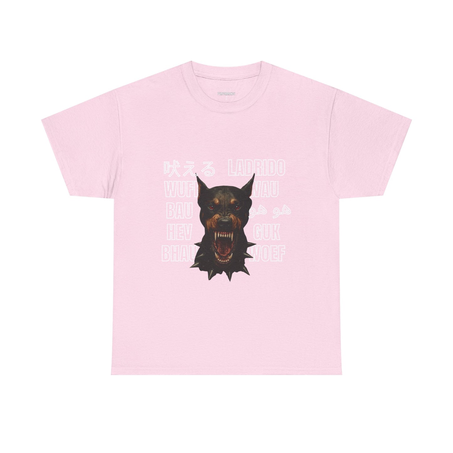 Unisex Heavy Cotton Tee with Unique Dog Bark Design, Funny Dog Lover Gift, Animal Themed Shirt, Pet Owner Apparel, Everyday Casual Wear