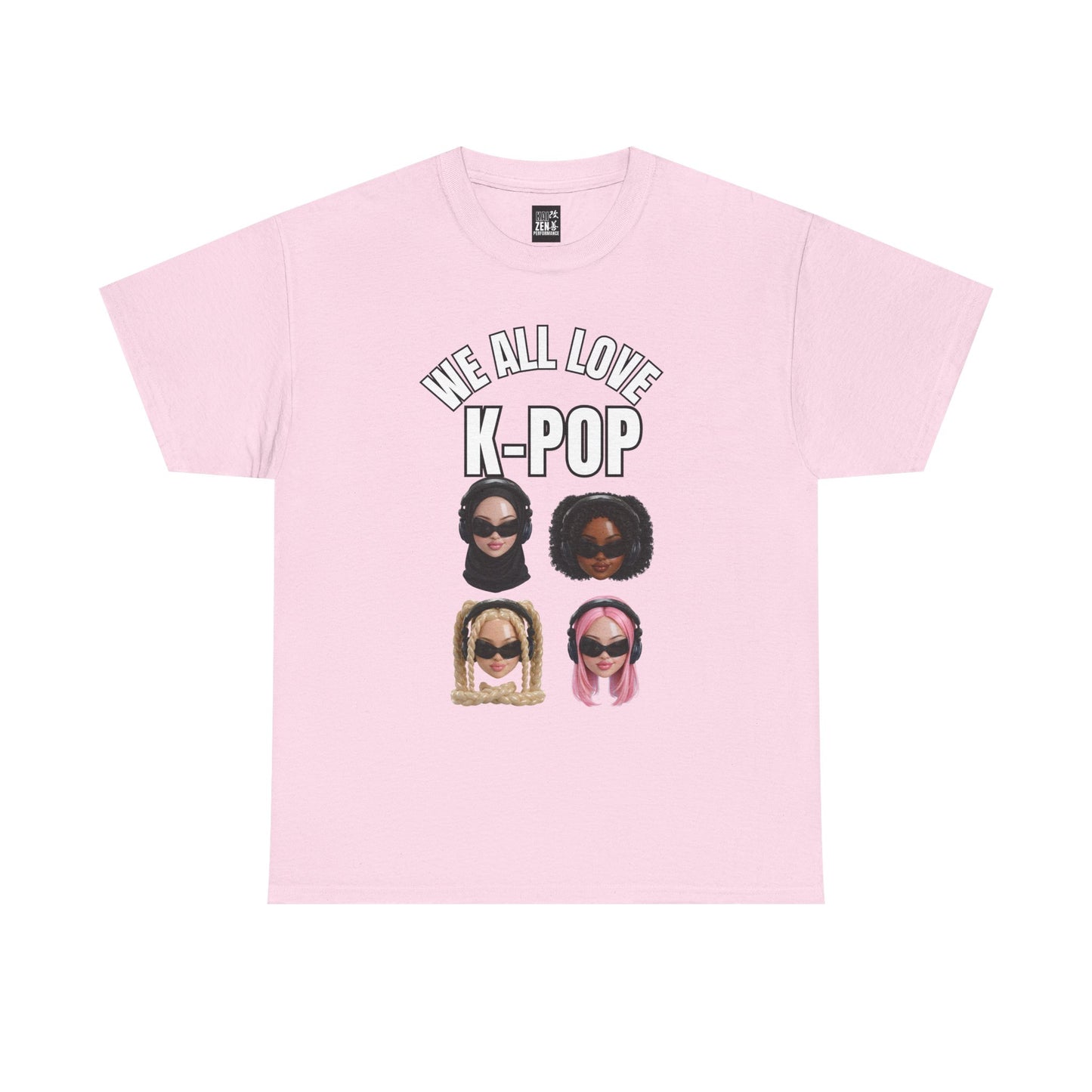 K-Pop Fans Graphic Tee – "We All Love K-POP"