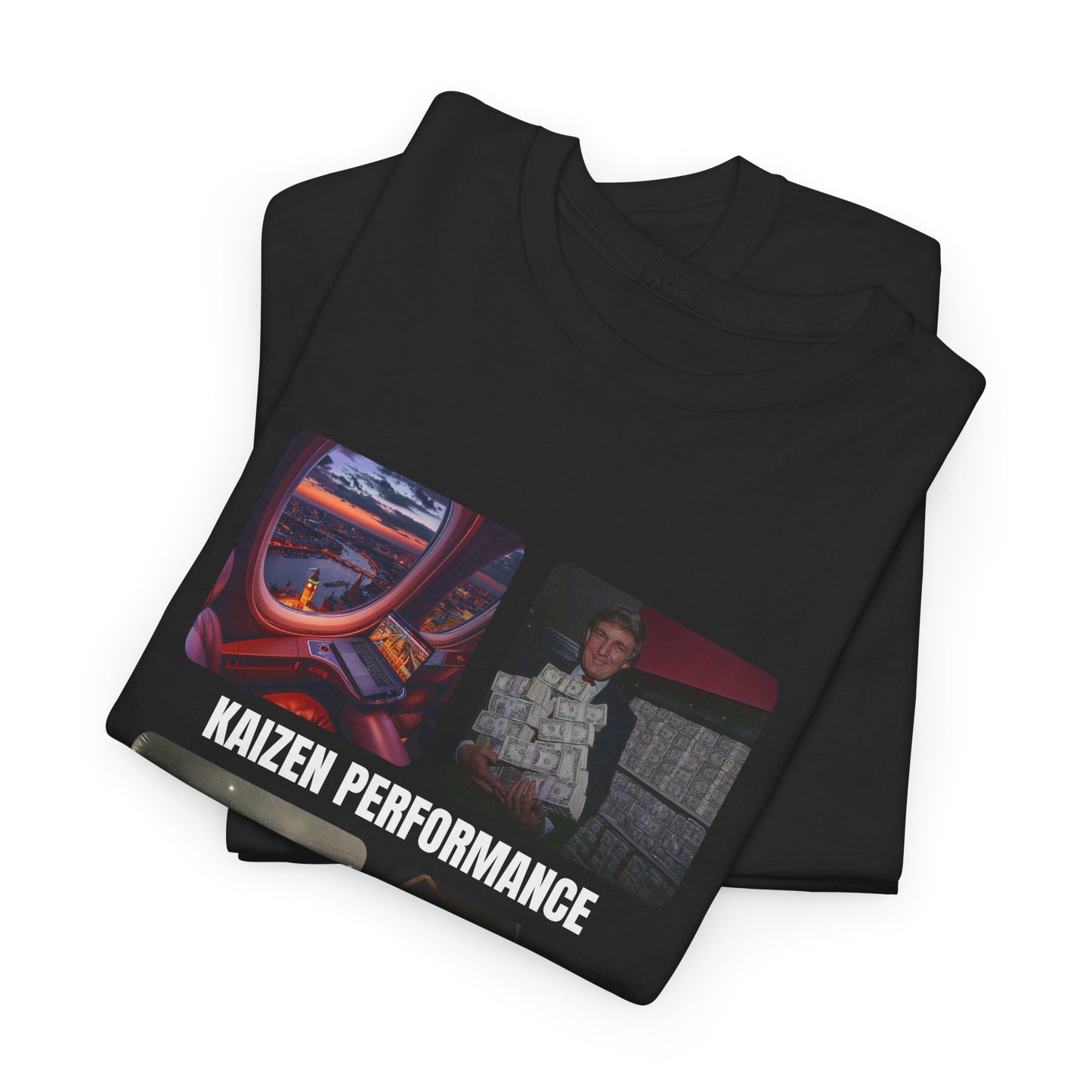 Kaizen Performance Unisex Heavy Cotton Tee – Wealth is Built Step by Step