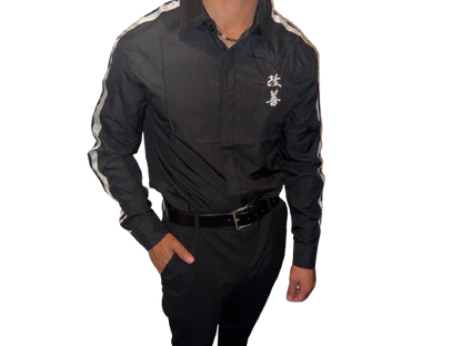 Black Kaizen Performance sportieve overhemd