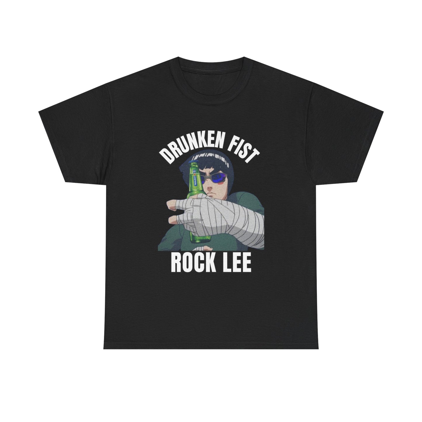 Rock Lee "Drunken Fist" Anime T-Shirt — Martial Arts Tee