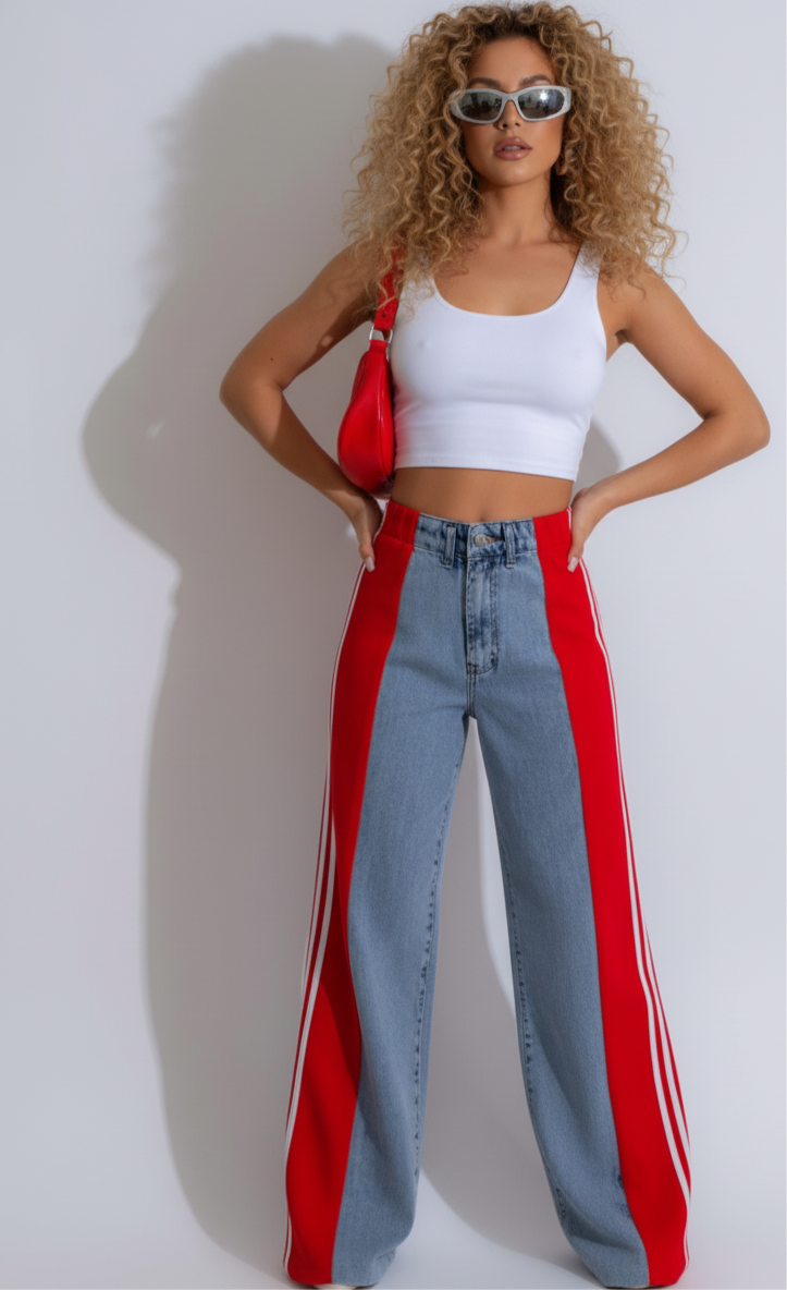 Sporty Streetwear Jeans