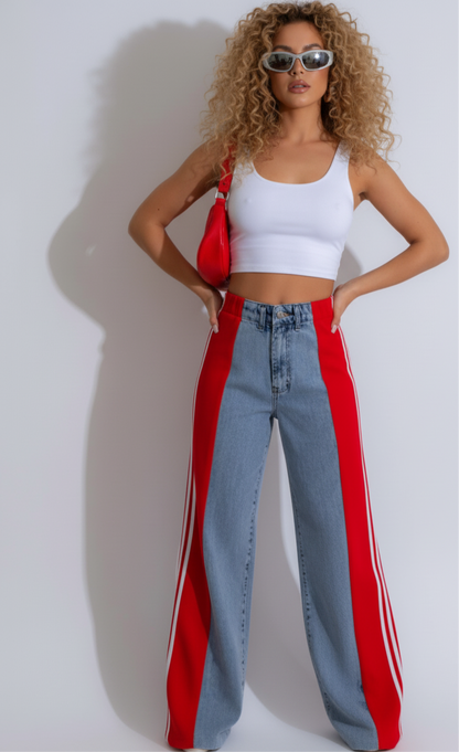 Sporty Streetwear Jeans