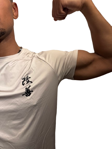 Kaizen- short sleeve muscle T-shirt Light Beige
