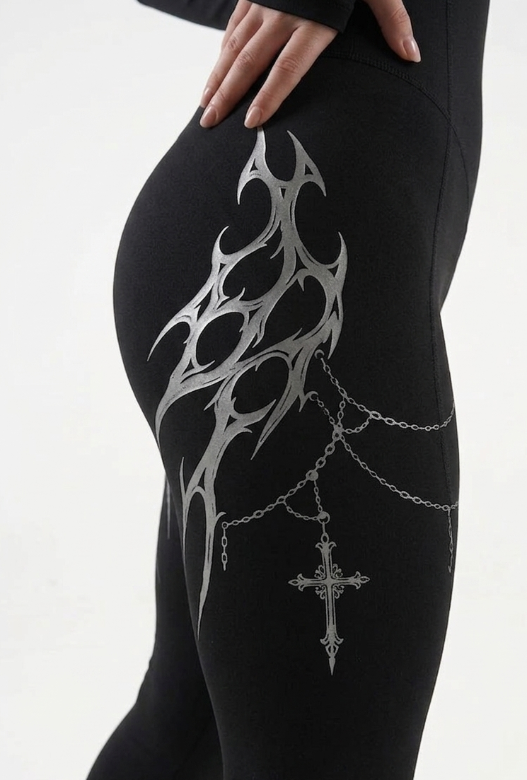 Faith Over Fear Women’s Noir compression Jumpsuit