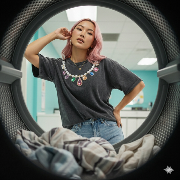 Oversized bling shirt