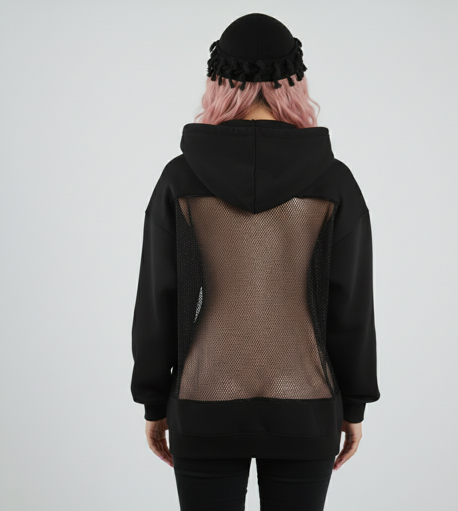 Hooded Sweatshirt – Women (Backless Mesh)