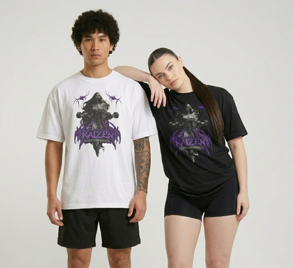 Iron Gym Maiden  Graphic Tee — Gothic Fitness Shirt