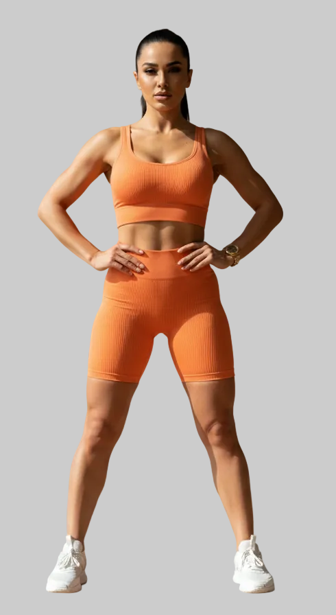 Kaizen Sculpt Yoga Set Orange