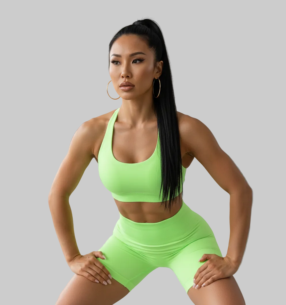 Kaizen Sculpt Yoga Set green pose