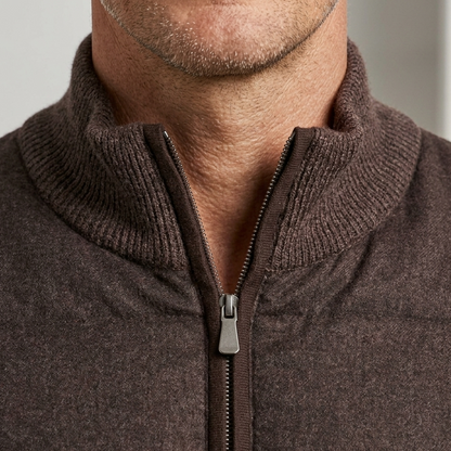 luxury Lightweight Slim Fit  Double Zipper Jacket