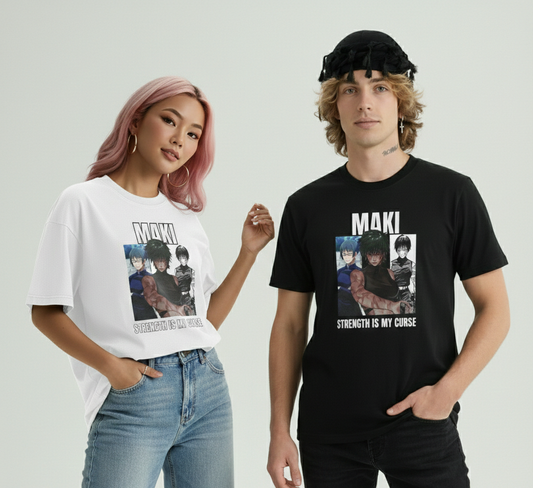 Maki zenin tshirt from jjk 