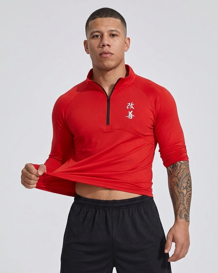 Men's Half Zip Performance Top | Quick Dry Sports Pullover