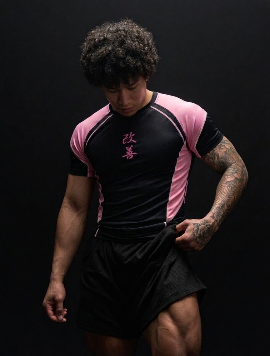 Rose Noir Kaizen Performance Compression Shirt