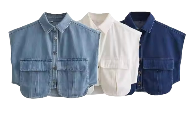 Denim Crop Top