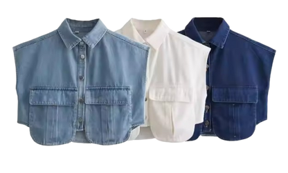 Denim Crop Top