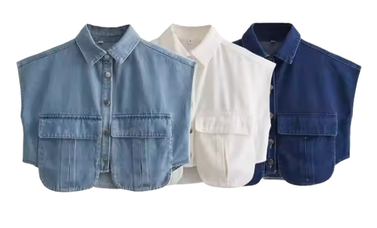 Denim Crop Top