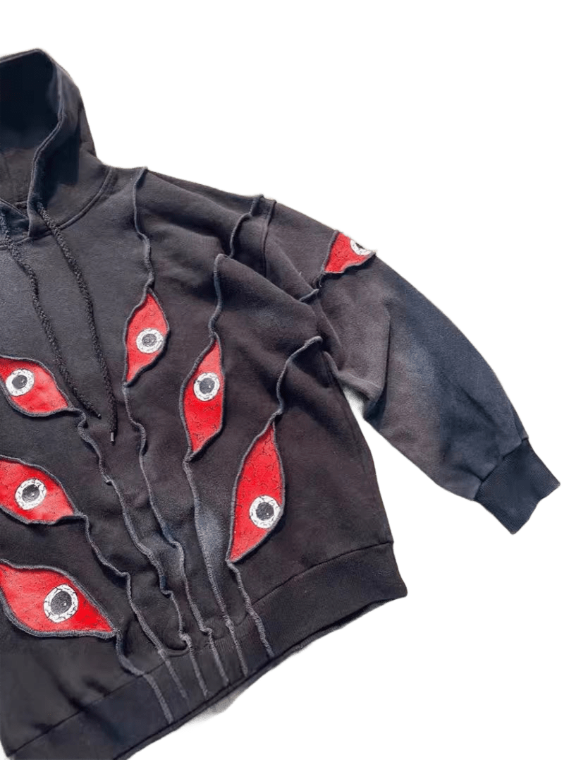 Red Eyes Black Outdoor Hoodie