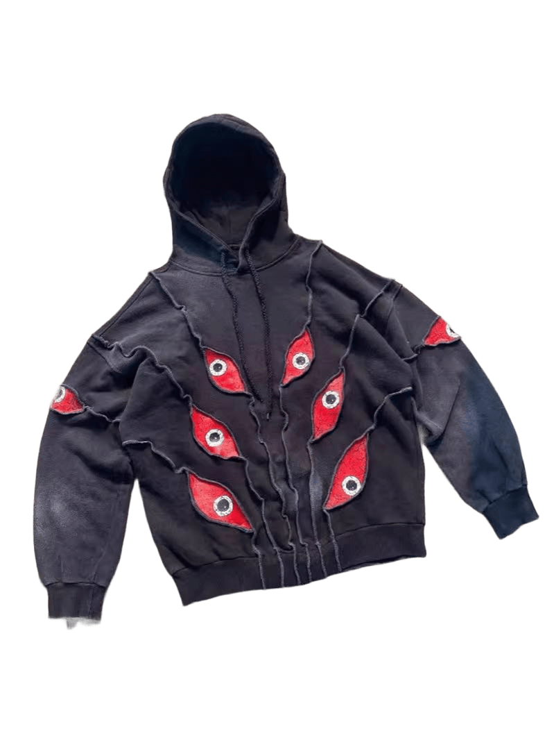 Red Eyes Black Outdoor Hoodie