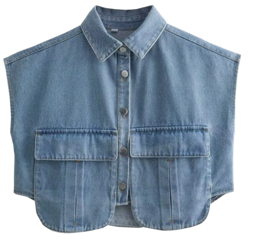 Denim Crop Top