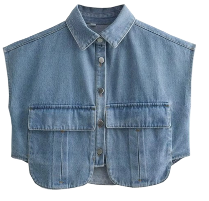 Denim Crop Top